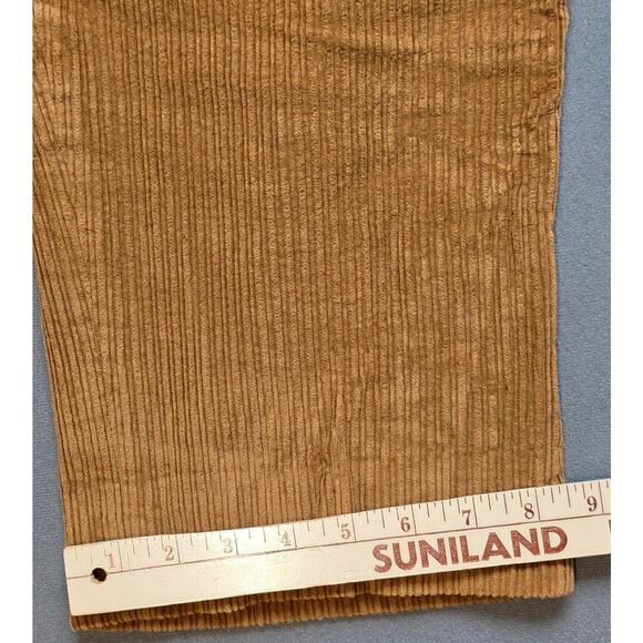 Vtg Bachrach Mens Pleated Corduroy Pants Trousers 33x29.5 Tapered Caramel Brown - Picture 9 of 10